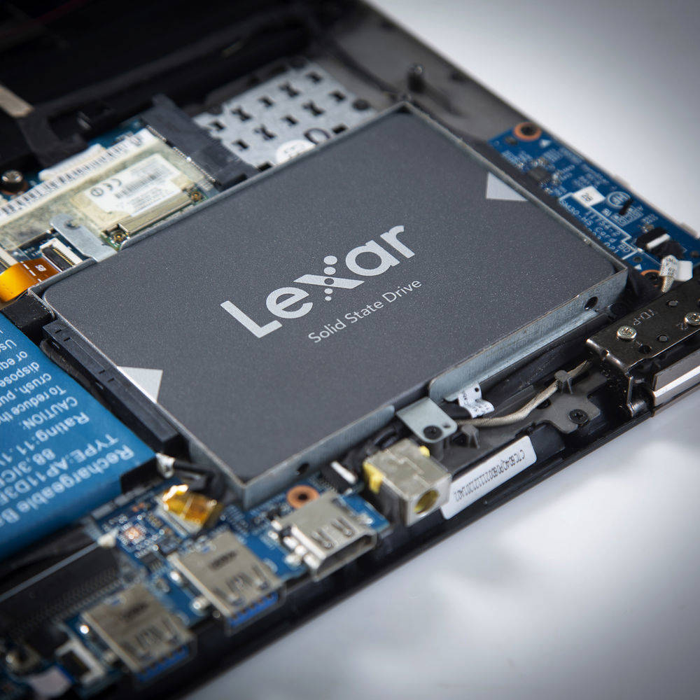 Lexar NS100 2.5” SATA III (6Gb/s) Internal SSD, Sequential Read Speed Gray Lexar NS100 2.5” SATA III (6Gb/s) Internal SSD, Sequential Read Speed Gray